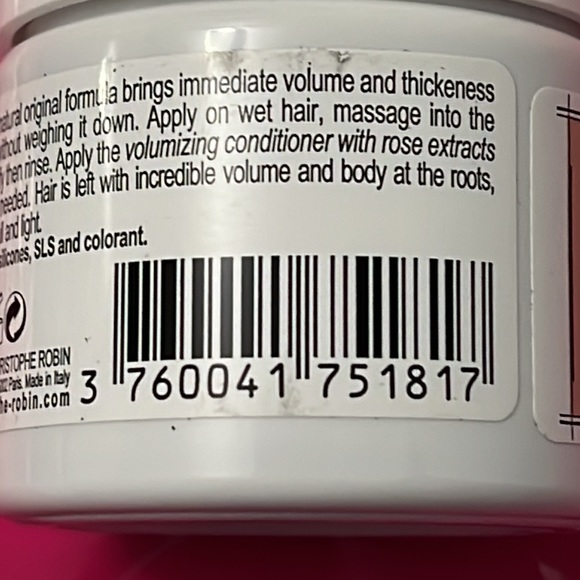 CHRISTOPHE ROBIN Volume Shampoo Paste with Rassoul Clay and Rose Extracts NEW - Picture 6 of 11